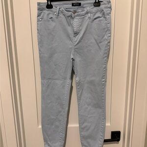 Buffalo Ladies Havana High Rise Stretch Ankle Pant. It Blue. Sz 10/30